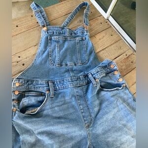 Denim overalls